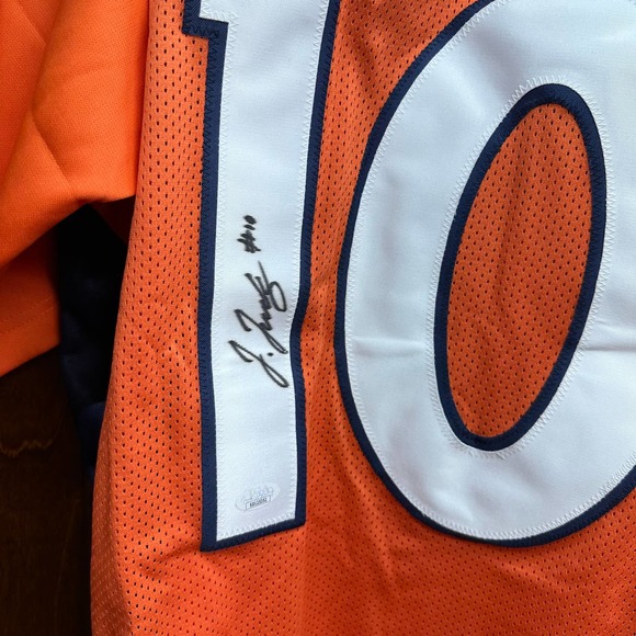 Jerry Jeudy #10 Denver Broncos Signed Certified JSA Jersey XL - Picture 10 of 12